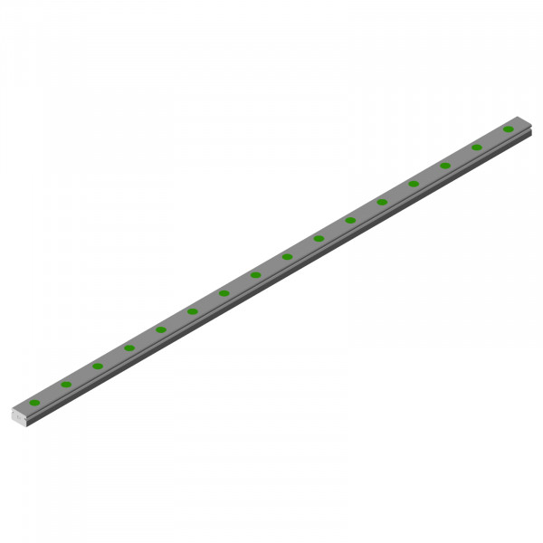 HIWIN MGNR12R linear slider rail, 400mm  DFC00092 - 1