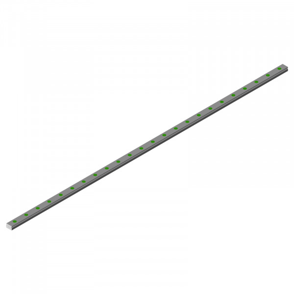HIWIN MGNR12R linear slider rail, 600mm  DFC00093 - 1