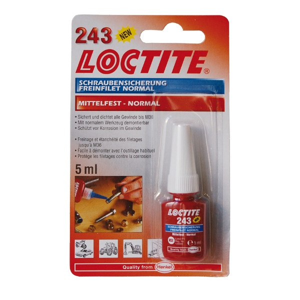 Loctite 243 locking agent, 5ml  DGS00036 - 1