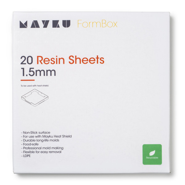 Mayku resin sheets, 1.5mm (20-sheets) MREA200100AA DAR00428 - 1