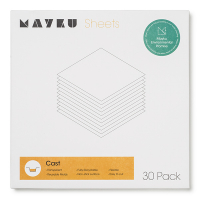 Mayku transparent cast sheets, 0.5mm (30-pack) MCA180100AA DAR00166