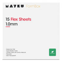 Mayku transparent flex sheets, 1mm (15-sheets) MFBFSA2100 DAR00778