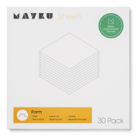 Mayku white form sheets, 0.5mm (30-pack) MFA180100AA DAR00167