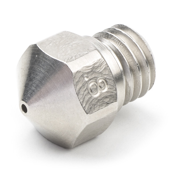 MicroSwiss Micro Swiss A2 hard steel nozzle for MK10 All Metal Hotend Kit, 1.75mm x 0.80mm M2558-08 DMS00112 - 1