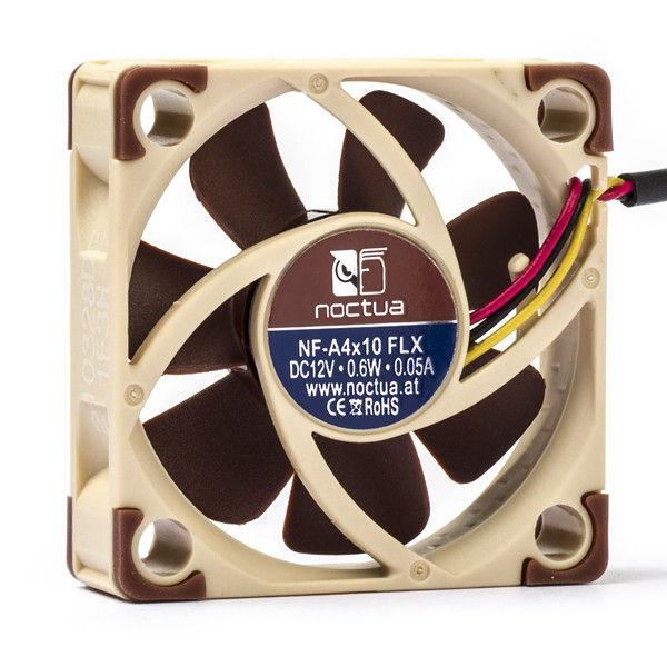 Noctua NF-A4x10 3-pin axial 12V FLX fan, 40mm x 40mm x 10mm 19161 DMO00061 - 1