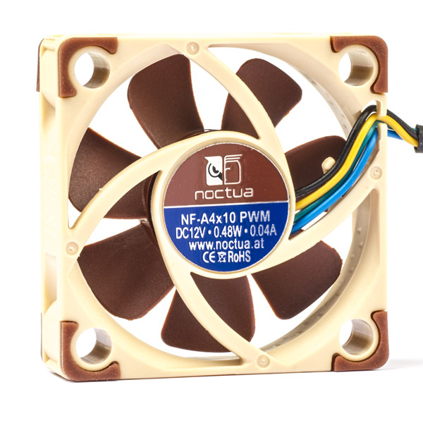Noctua NF-A4x10 4-pin axial 12V PWM fan, 40mm x 40mm x 10mm 19338 DMO00062 - 1