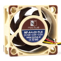 Noctua NF-A4x20 3-pin axial 12V FLX fan, 40mm x 40mm x 20mm 19290 DMO00064