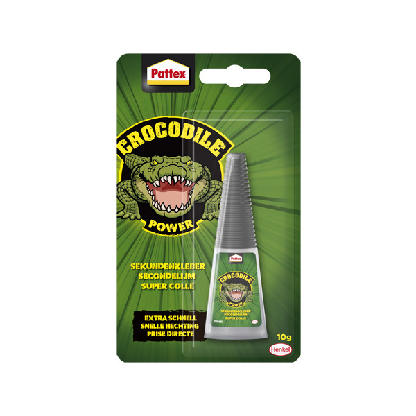 Pattex Crocodile instant super glue tube, 10g 2547783 206235 - 1