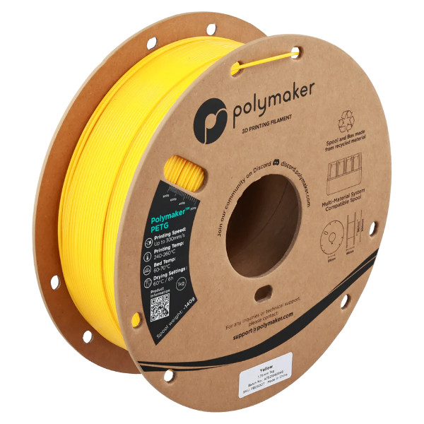 Polymaker PETG filament 1.75 mm Yellow 1.75 mm 1 kg DFP16299 - 1