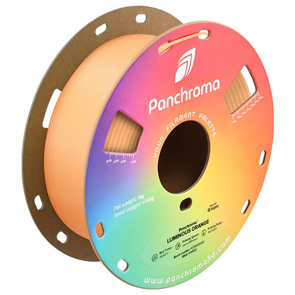 Polymaker Panchroma™ Luminous orange PLA filament 1.75mm, 1kg DFP14432 - 1