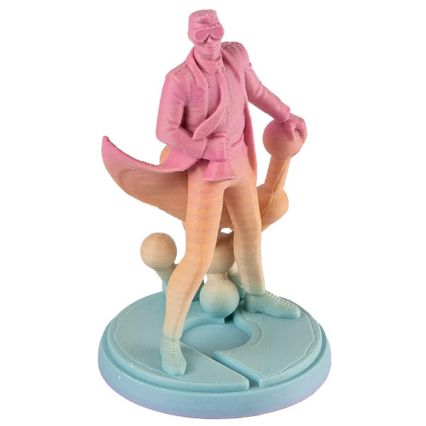 Polymaker Panchroma™ pastel rainbow Gradient Matte PLA filament 1.75mm, 1kg DFP14528 - 2