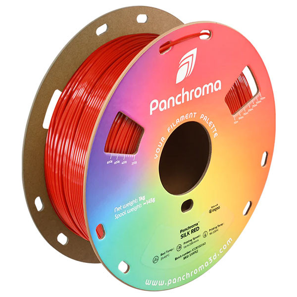 Polymaker Panchroma™ red Silk PLA filament 1.75mm, 1kg DFP14455 - 1