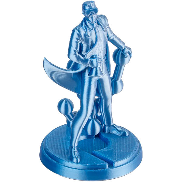 Polymaker Panchroma™ silver-blue Beluga Dual Silk PLA filament 1.75mm, 1kg DFP14464 - 2