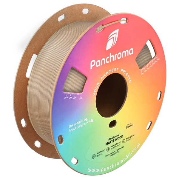 Polymaker Panchroma™ wood Gradient Matte PLA filament 1.75mm, 1kg CA04053 DFP14526 - 1