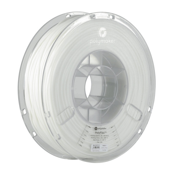 Polymaker PolyFlex white TPU95 filament 1.75mm, 0.75kg 70106 PD01002 PM70106 DFP14030 - 1