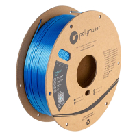 Polymaker PolyLite beluga silver-blue Dual Silk PLA filament 1.75mm, 1kg PA03024 DFP14334