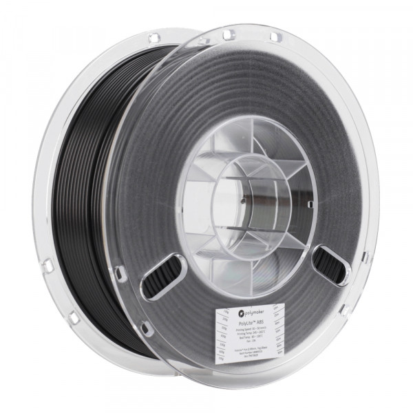 Polymaker PolyLite black ABS filament 1.75mm, 1kg DFP14046 - 1