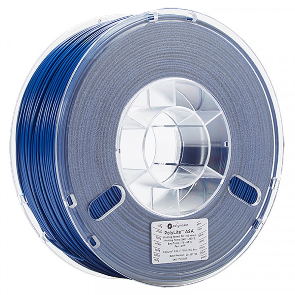 Polymaker PolyLite blue ASA filament 1.75mm, 1kg DFP14181 - 1