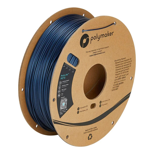 Polymaker PolyLite dark blue PETG filament 1.75mm, 1kg PB01034 DFP14294 - 1