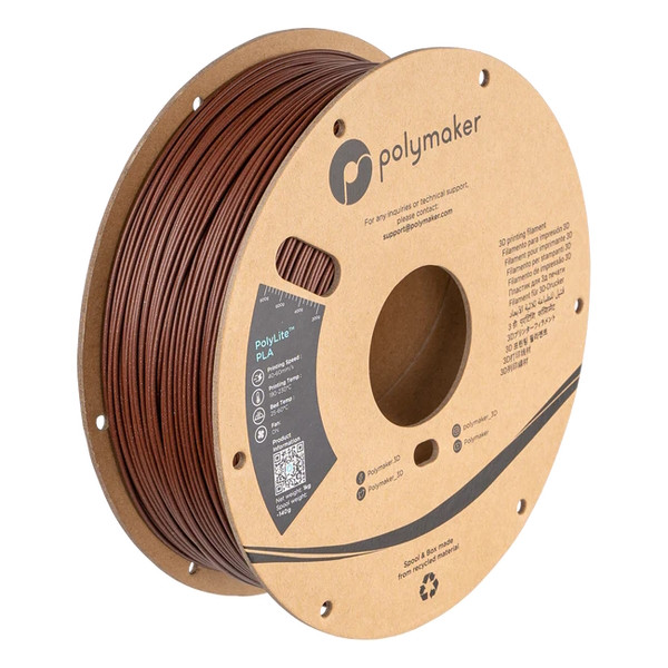 Polymaker PolyLite dark red Galaxy PLA filament 1.75mm, 1kg PA02015 DFP14317 - 1