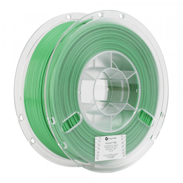 Polymaker PolyLite green ABS filament 1.75mm, 1kg 70065 PE01005 PM70065 DFP14040 - 1