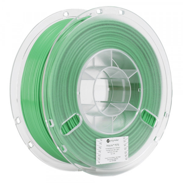 Polymaker PolyLite green PETG filament 1.75mm, 1kg DFP14198 - 1