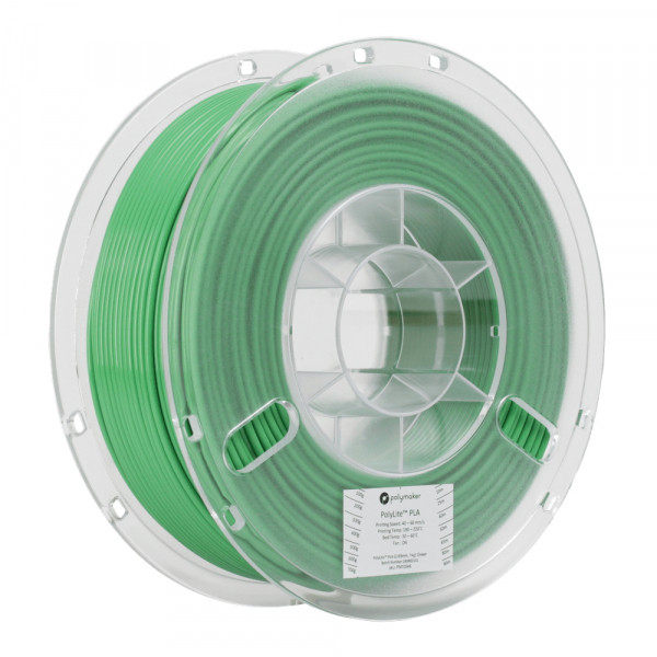 Polymaker PolyLite green PLA filament 1.75mm, 1kg 70545 PA02006 PM70545 DFP14066 - 1