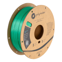 Polymaker PolyLite green Silk PLA filament 1.75mm, 1kg PA03011 DFP14327