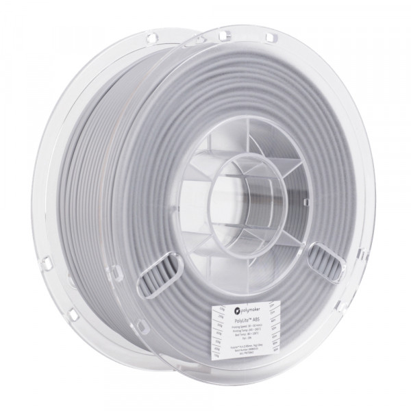 Polymaker PolyLite grey ABS filament 1,75mm 1kg DFP14038 - 1