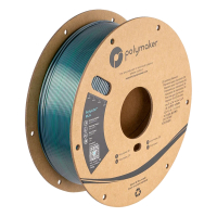 Polymaker PolyLite jadeite green-chrome Dual Silk PLA filament 1.75mm, 1kg PA03028 DFP14340