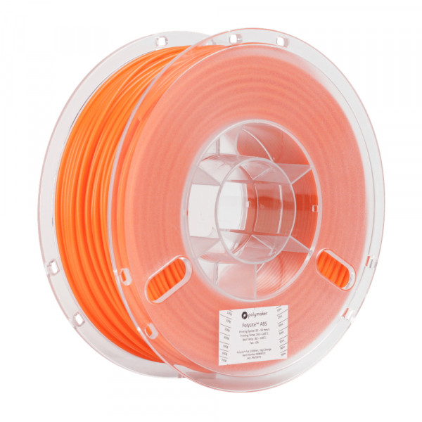 Polymaker PolyLite orange ABS filament 1.75mm, 1kg 70069 PE01009 PM70069 DFP14042 - 1
