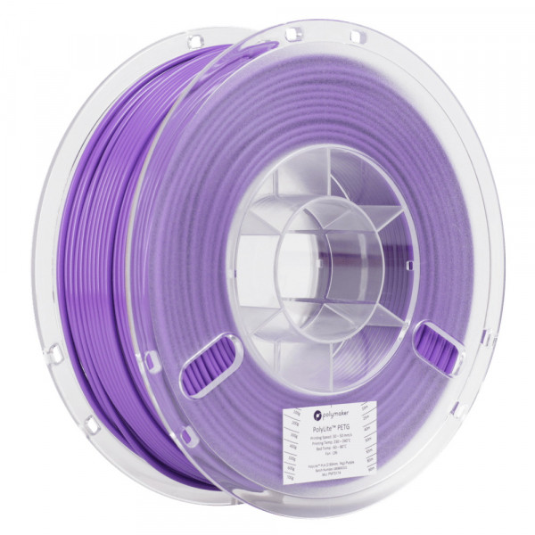 Polymaker PolyLite purple PETG filament 1.75mm, 1kg 70173 PB01008 PM70173 DFP14205 - 1