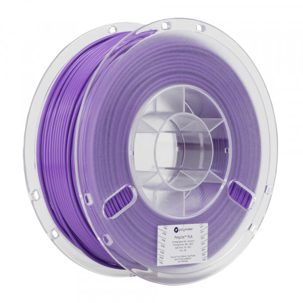 Polymaker PolyLite purple PLA filament 1.75mm, 1kg 70543 PA02009 PM70543 DFP14080 - 1