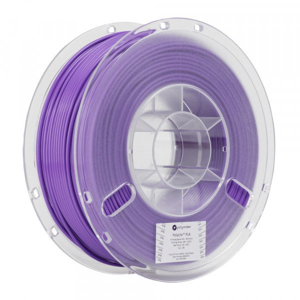 Polymaker PolyLite purple PLA filament 2.85mm, 1kg DFP14081 - 1