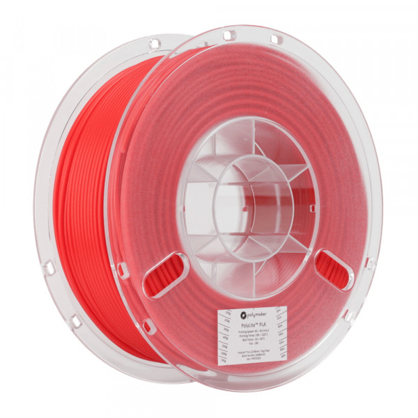 Polymaker PolyLite red PLA filament 1.75 mm, 1kg 70533 PA02004 PM70533 DFP14072 - 1