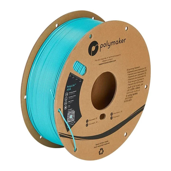 Polymaker PolyLite teal ASA filament 1.75mm, 1kg PF01029 DFP14280 - 1