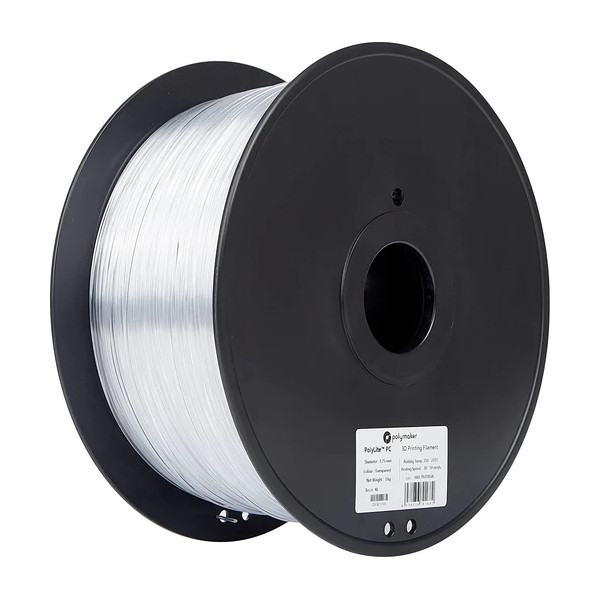 Polymaker PolyLite transparent PC filament 1.75mm, 3kg 70168 DFP14363 - 1