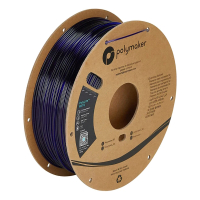 Polymaker PolyLite transparent blue PETG filament 1.75mm, 1kg PB01032 DFP14295