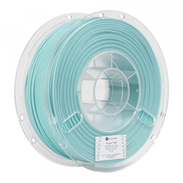 Polymaker PolyLite turquoise ABS filament 1.75mm, 1kg 70123 PE01010 PM70123 DFP14048 - 1