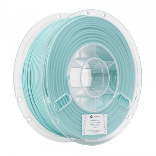 Polymaker PolyLite turquoise PLA filament 1.75mm, 1kg DFP14078 - 1