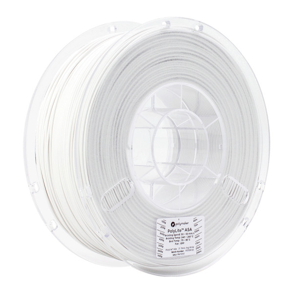 Polymaker PolyLite white ASA filament 1.75mm, 1kg DFP14056 - 1
