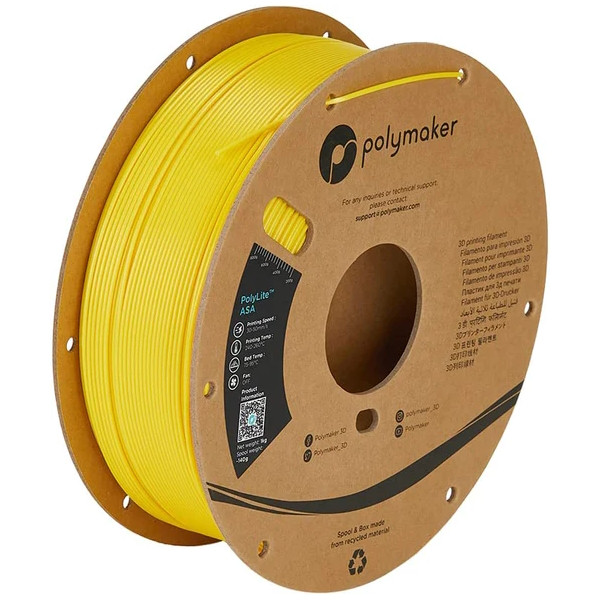 Polymaker PolyLite yellow ASA filament 1.75mm, 1kg PF01031 DFP14277 - 1