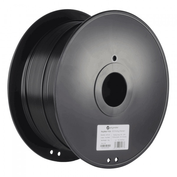 Polymaker PolyMax Tough black PLA filament 1.75mm, 5kg 70842 DFP14343 - 1