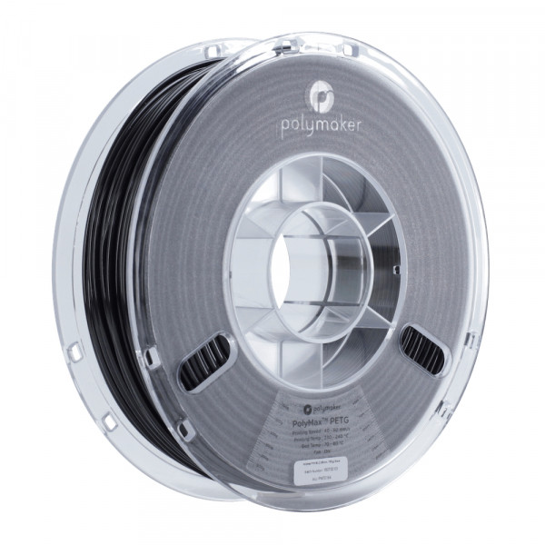 Polymaker PolyMax black PETG filament 1.75mm, 0.75kg DFP14094 - 1