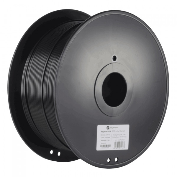 Polymaker PolyMax black PLA filament 1.75mm, 3kg DFP14112 - 1