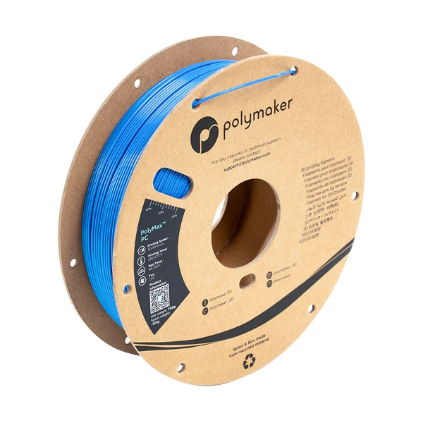 Polymaker PolyMax blue Tough PC filament 1.75mm, 0.75kg PC02011 DFP14368 - 1