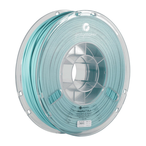 Polymaker PolyMax turquoise PLA filament 1.75mm, 0.75kg 70097 PA06010 PM70097 DFP14114 - 1
