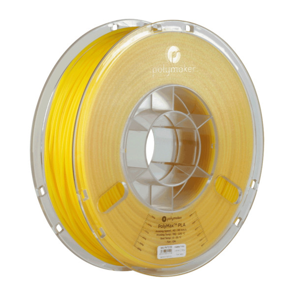 Polymaker PolyMax yellow PLA filament 1.75mm, 0.75kg 70155 PA06007 PM70155 DFP14100 - 1