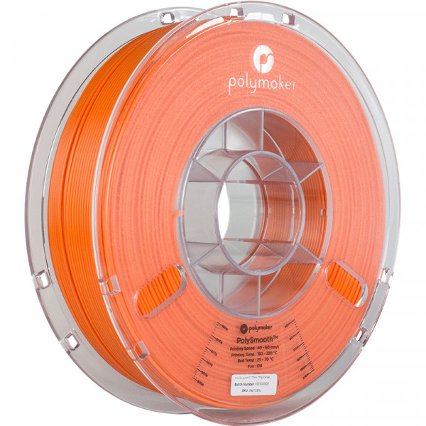 Polymaker PolySmooth orange PVB filament 1.75mm, 0.75kg 70196 PJ01008 PM70196 DFP14224 - 1