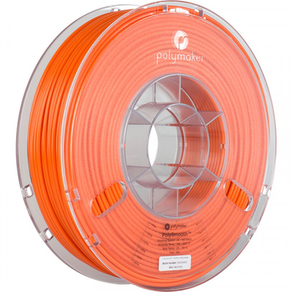 Polymaker PolySmooth orange PVB filament 2.85mm, 0.75kg 70192 PJ01020 PM70192 DFP14225 - 1